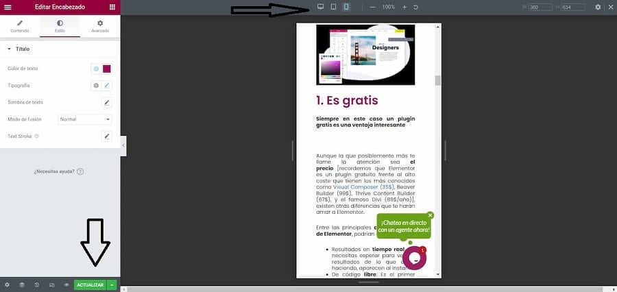 14 ventajas para Pasarse a Elementor elementor